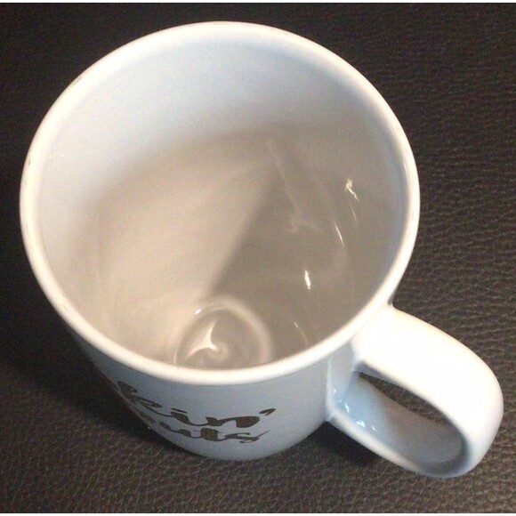 DUNKIN DONUTS Tall Coffee Mug Cup-White - Picture 4 of 5